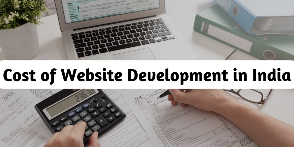 cost of website development in india